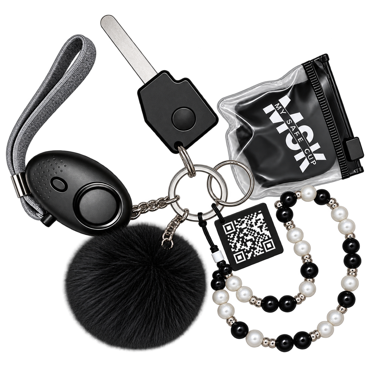 Porte-clé My Self Key noir