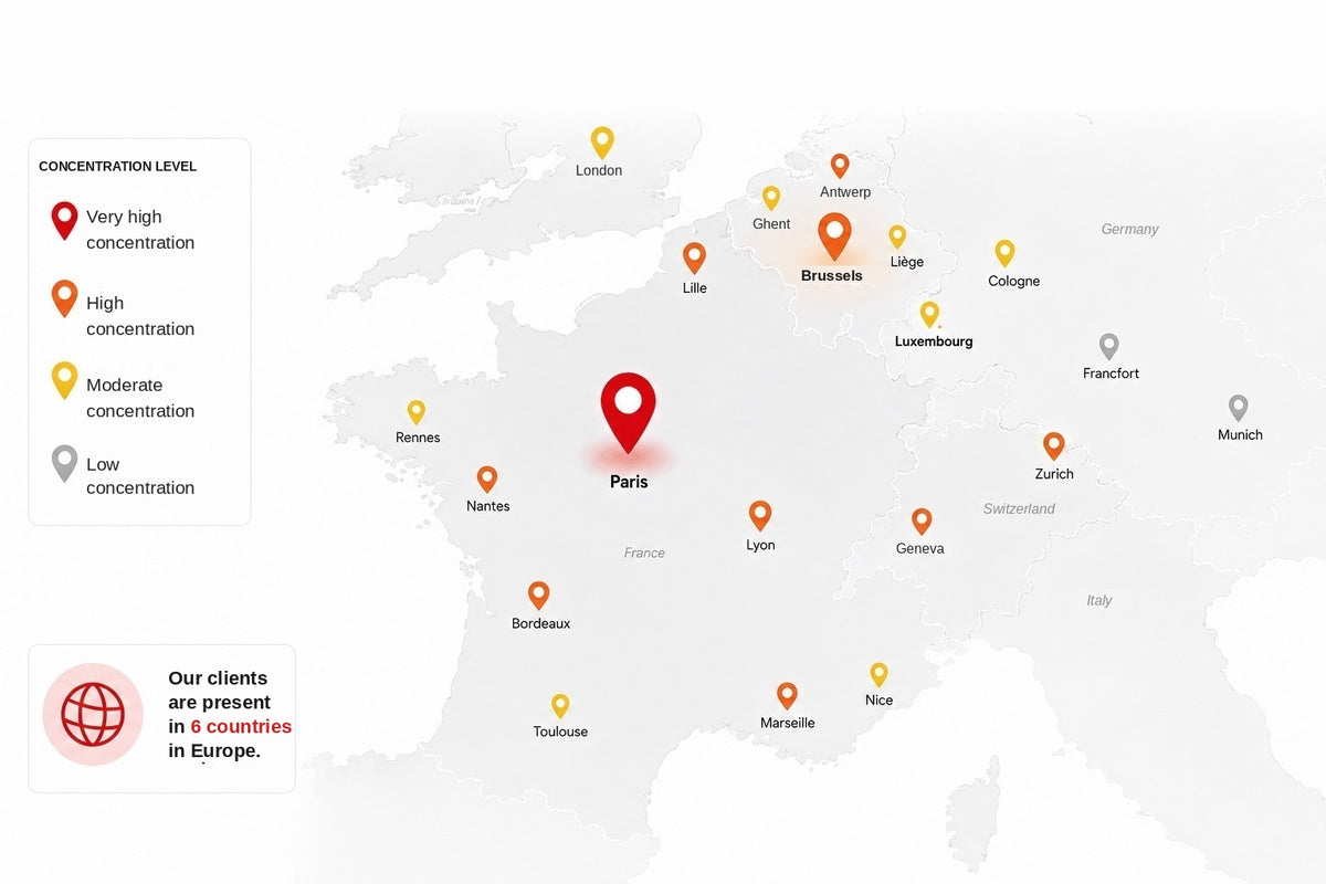 Geographic distribution of our community